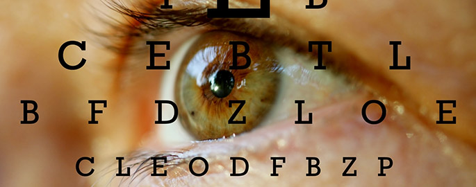 eye with chart