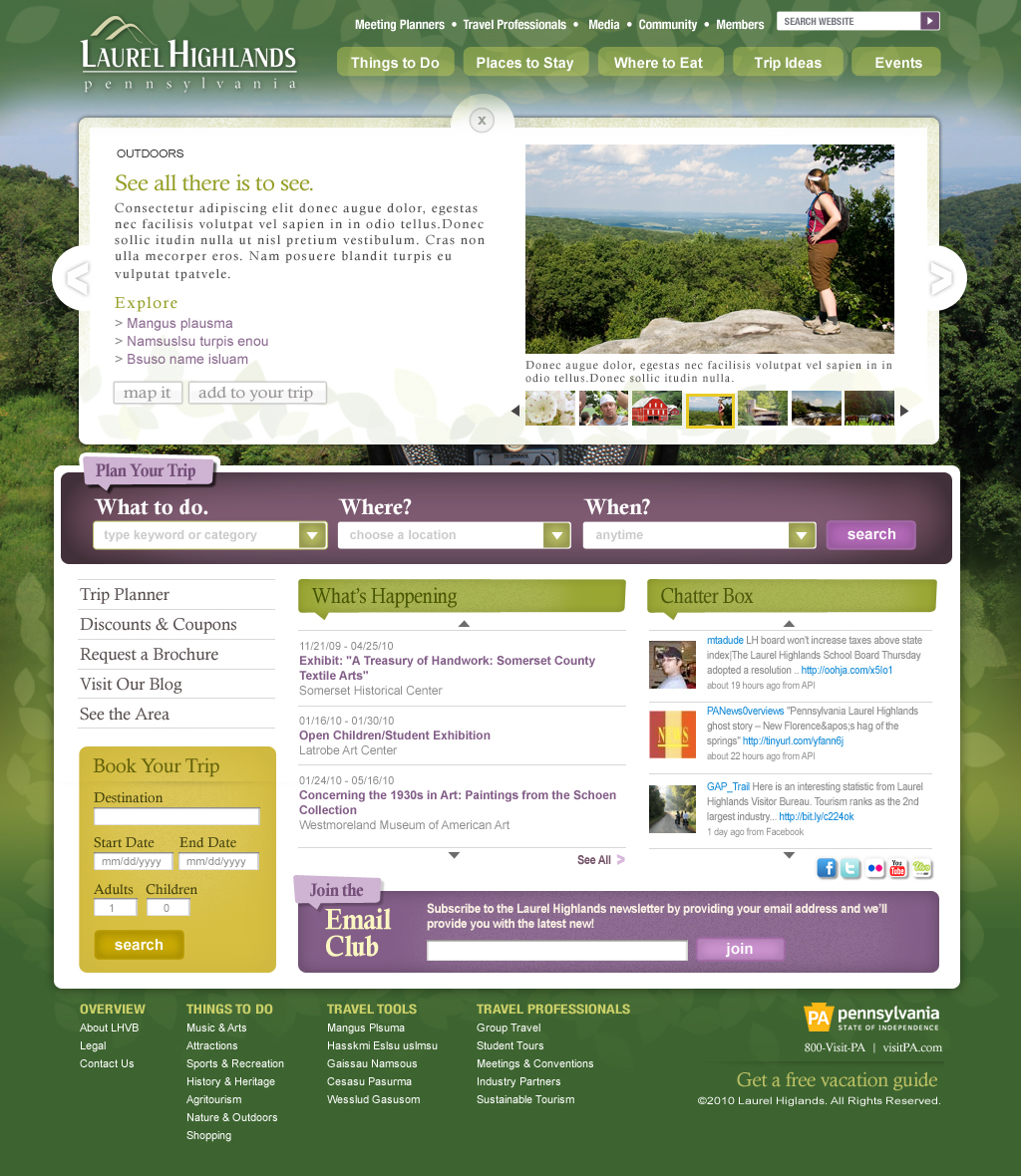Laurel Highlands Website