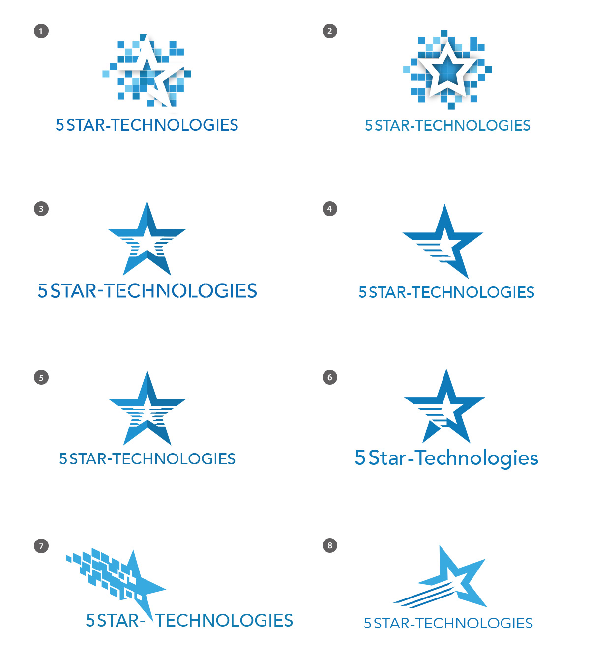 5 Star-Technology Logo Studies