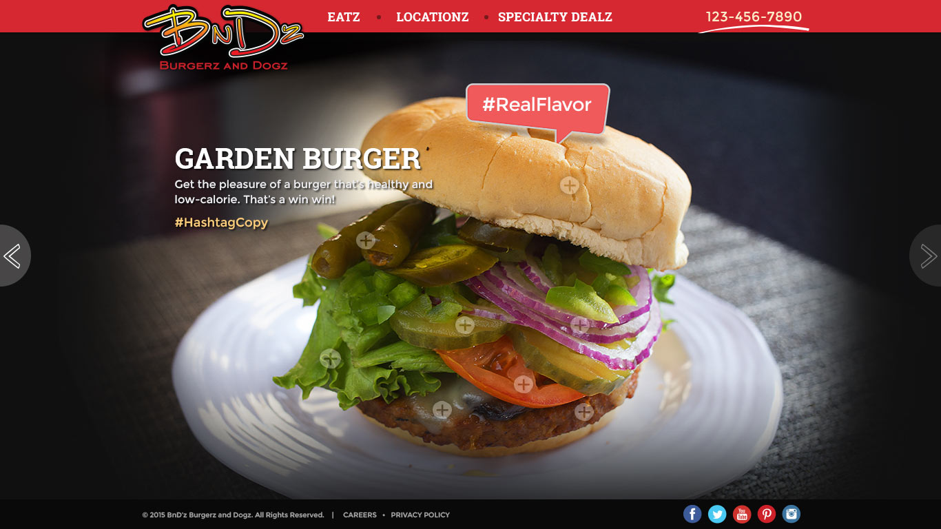 BnDz Website Homepage