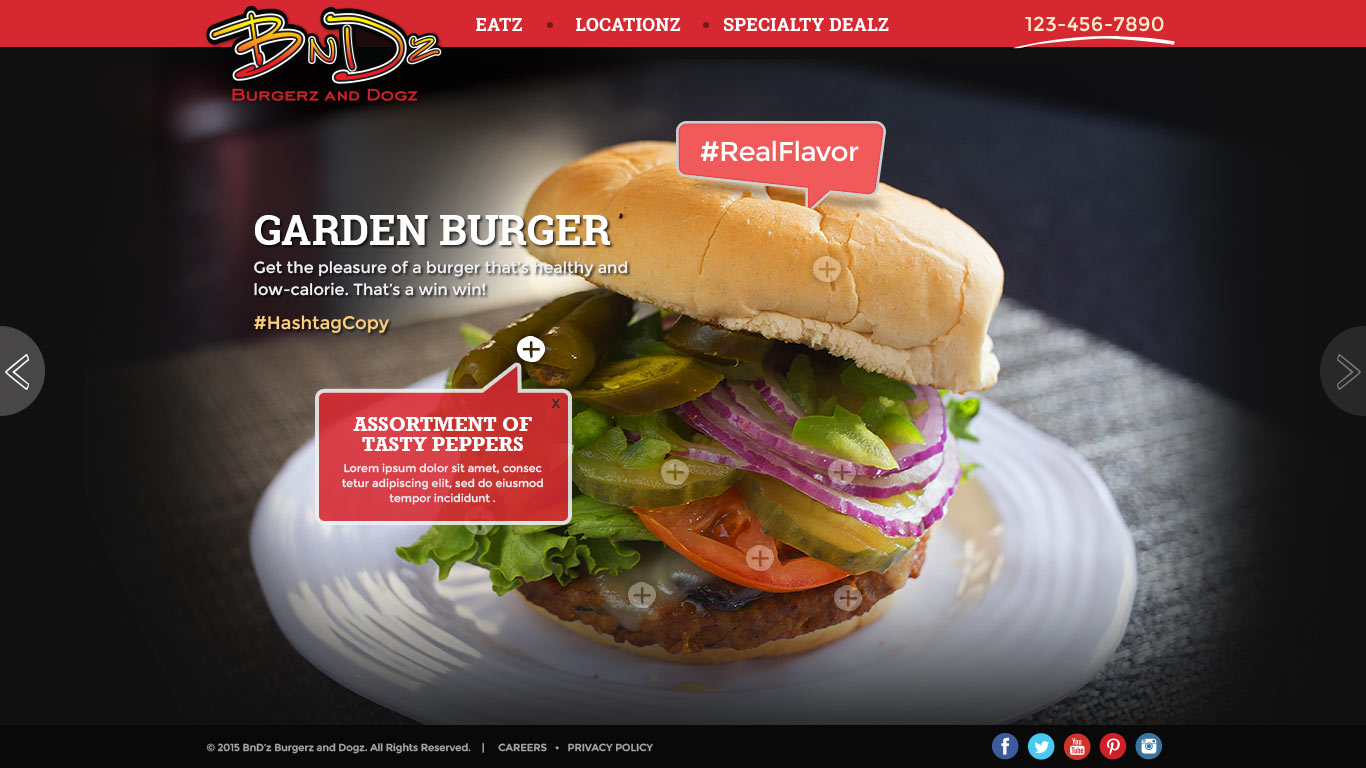 BnDz Website Homepage