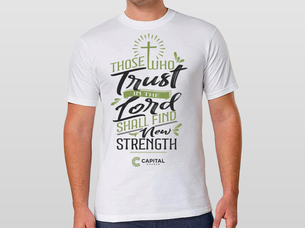 Religious organization custom T-Shirt design